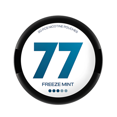 77 vrečk nikotina Freeze Mint