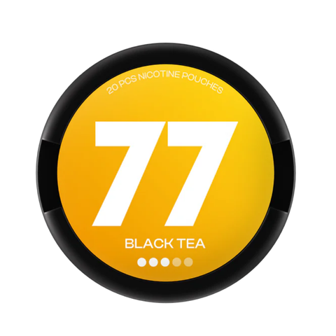 77 vrečk nikotina Black Tea