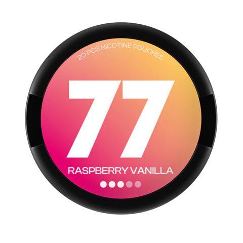 77 vrečk nikotina Raspberry & Vanilla